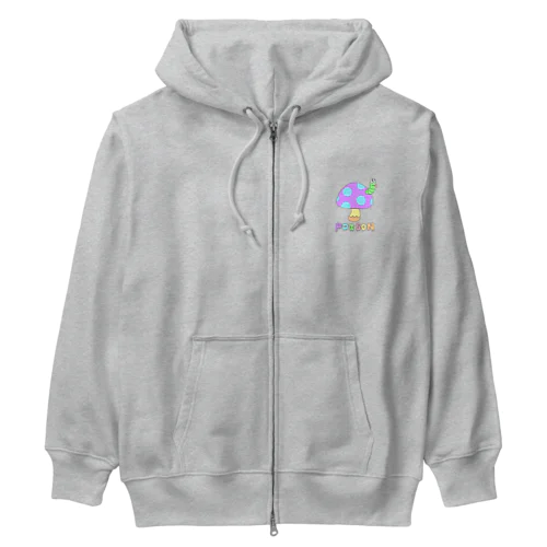 毒キノコ！ Heavyweight Zip Hoodie