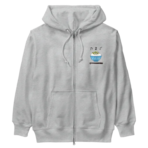 たまごのふりかけ Heavyweight Zip Hoodie