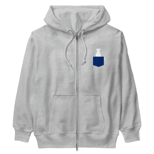 ポケットにとっくり Heavyweight Zip Hoodie