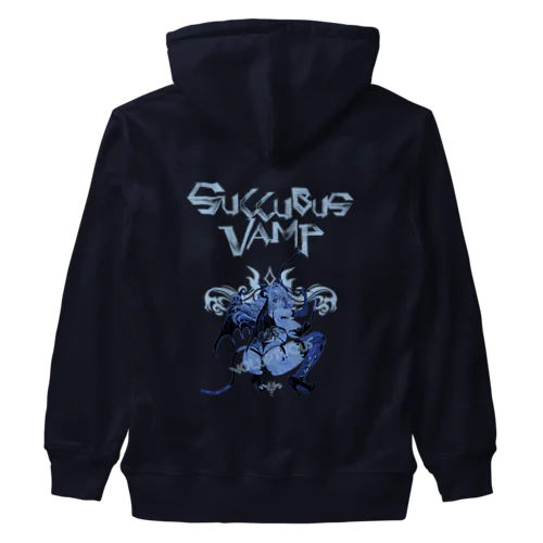 SUCCUBUS VAMP 0614 小悪魔 ヴォラプチュアス ブルー Heavyweight Zip Hoodie