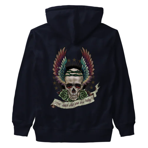 タトゥードクロ💀煽り Heavyweight Zip Hoodie