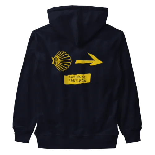 Camino de Santiago Heavyweight Zip Hoodie