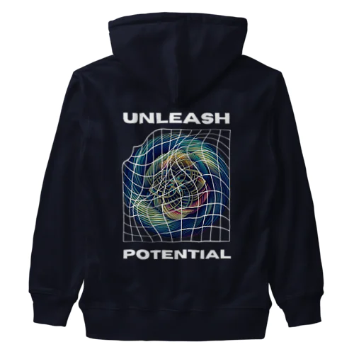 "Unleash Potential" Graphic Tee & Merch Heavyweight Zip Hoodie