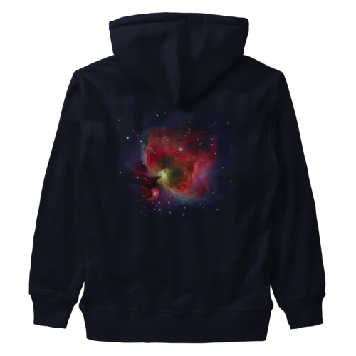 M42 オリオンの大星雲 Heavyweight Zip Hoodie