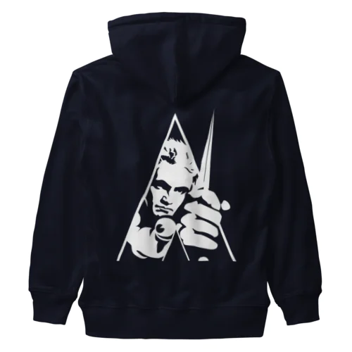 暴力的なベートーヴェン（名前なし） Heavyweight Zip Hoodie