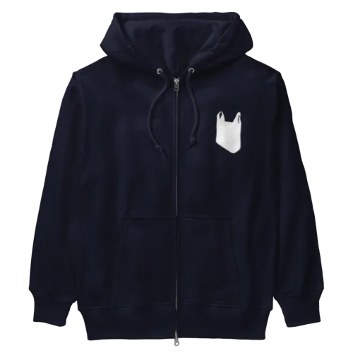 レジ袋 Heavyweight Zip Hoodie