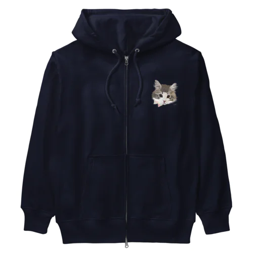 ねこのティナさん Heavyweight Zip Hoodie