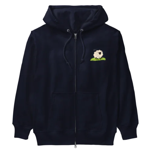 ひつじ　めぇー Heavyweight Zip Hoodie