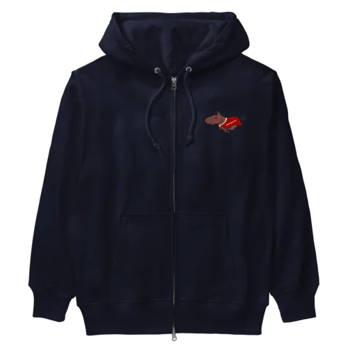 【特注名前入れ】ウマ×鹿毛　色選べます！  Heavyweight Zip Hoodie