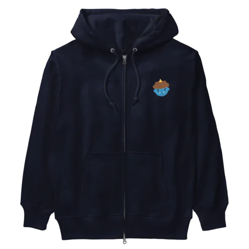 あおおに Heavyweight Zip Hoodie