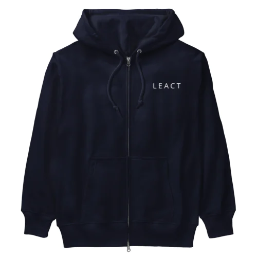 LEACTロゴ Heavyweight Zip Hoodie