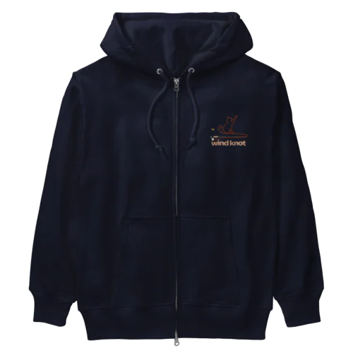 wind knot Heavyweight Zip Hoodie