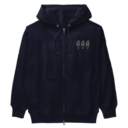 ソフトクリーム（color 3） Heavyweight Zip Hoodie