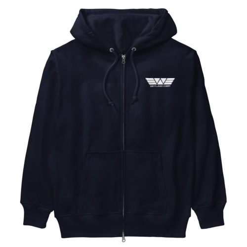 架空企業シリーズ『Weyland Corp』 Heavyweight Zip Hoodie
