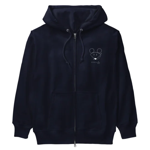 扇の弧の長さを求める公式だチュウ Heavyweight Zip Hoodie