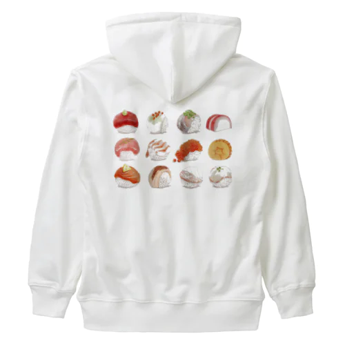 Sushi Parties Heavyweight Zip Hoodie