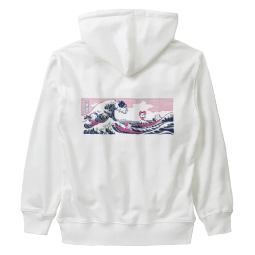 ほくさい風ねこぱんつ Heavyweight Zip Hoodie