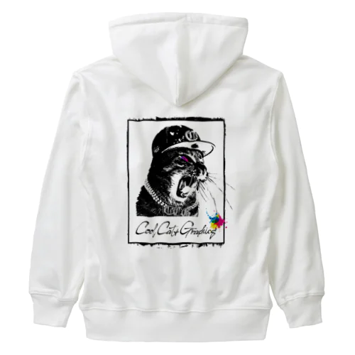 COOL CAT★GRAPHICS　CCG-003　HIPHOPバージョン Heavyweight Zip Hoodie