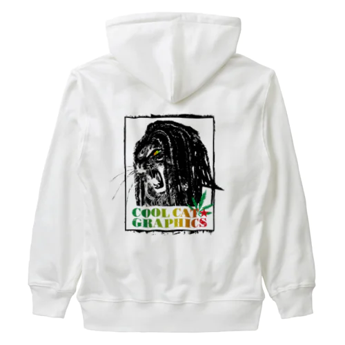 COOL CAT★GRAPHICS　CCG-004　Reggaeバージョン Heavyweight Zip Hoodie