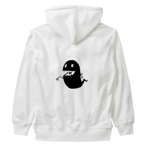 オバケくん黒_1号 Heavyweight Zip Hoodie