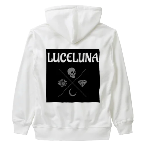 LUCELUNA Heavyweight Zip Hoodie