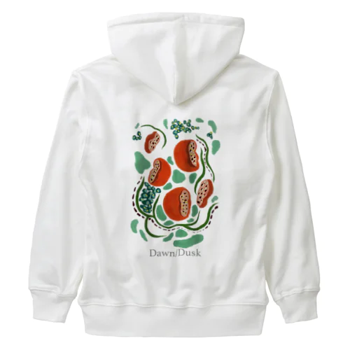 Pomegranate Heavyweight Zip Hoodie