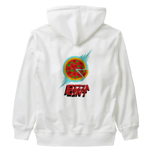 Pizza Point Heavyweight Zip Hoodie