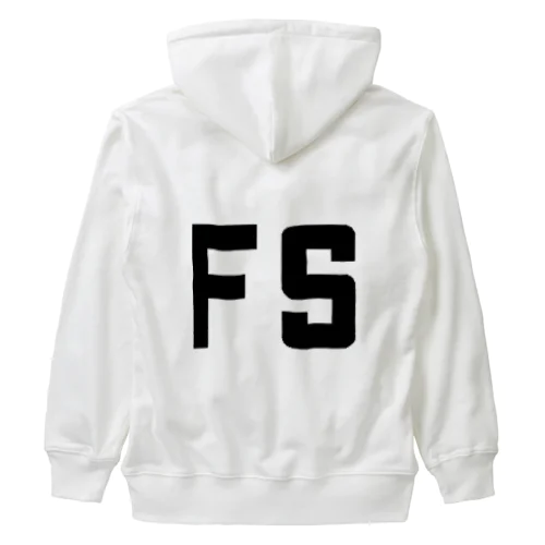 FSマーク（黒） Heavyweight Zip Hoodie