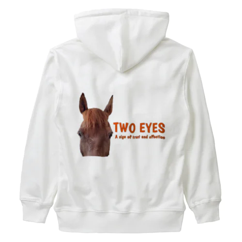 マロンのTWO EYES Heavyweight Zip Hoodie