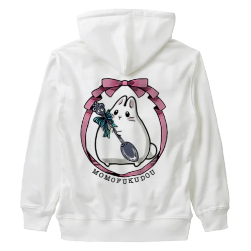 ゆるうさもっちーロゴグッズ Heavyweight Zip Hoodie