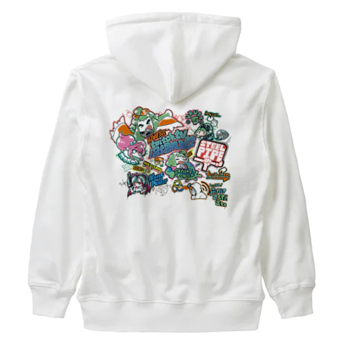 ライブペイント【56】 Heavyweight Zip Hoodie