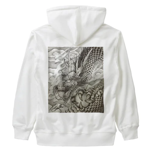 高貴な5本指の龍 Heavyweight Zip Hoodie