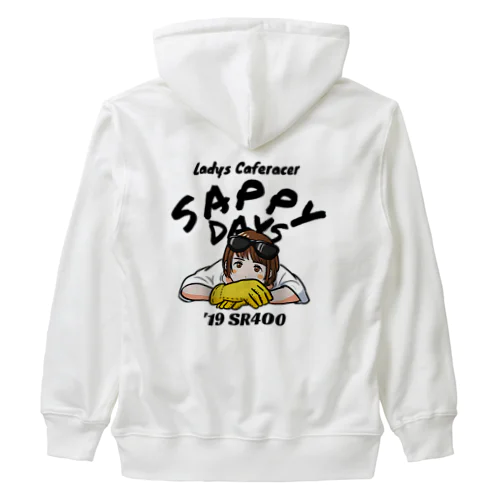 Sappy Days イラストver Heavyweight Zip Hoodie