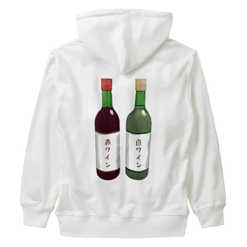 赤ワインと白ワイン_230302 Heavyweight Zip Hoodie