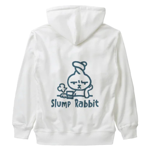 Slump Rabbit ヘビーウェイトジップパーカー