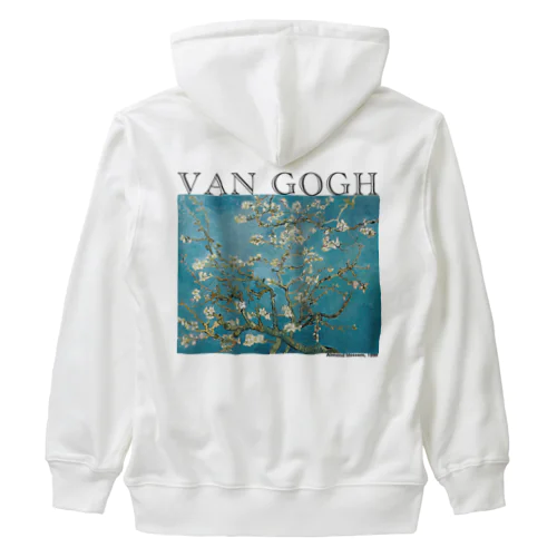 ゴッホ　花咲くアーモンドの木の枝　Almond Blossoms Heavyweight Zip Hoodie