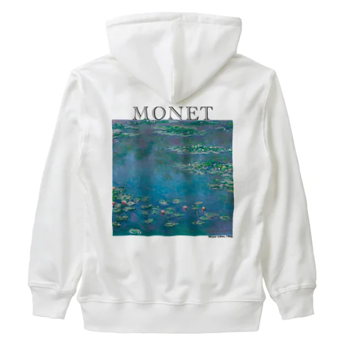 モネ　睡蓮　Claude Monet / Water Lilies Heavyweight Zip Hoodie