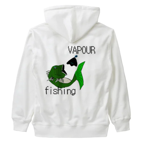 vapour fishing(ブラックバス) ヘビーウェイトジップパーカー