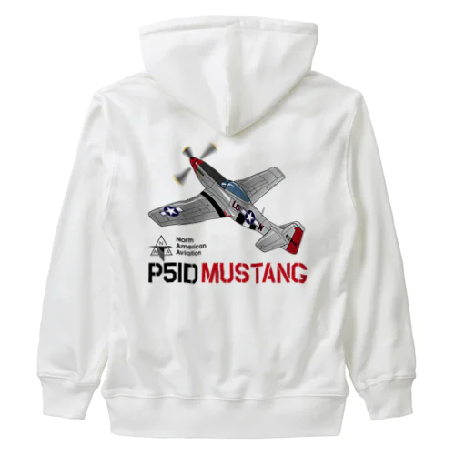 P51D MUSTANG（マスタング）２ Heavyweight Zip Hoodie