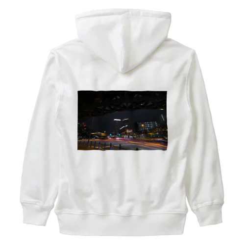 光跡 - Junction Light trail - Heavyweight Zip Hoodie