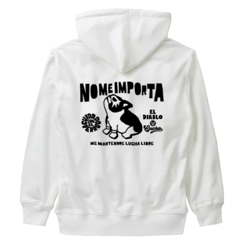 (バックプリント)NO ME IMPORTA#2mono Heavyweight Zip Hoodie