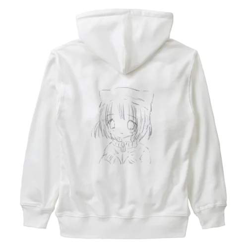 ふわねこ・しんどろ～む Heavyweight Zip Hoodie