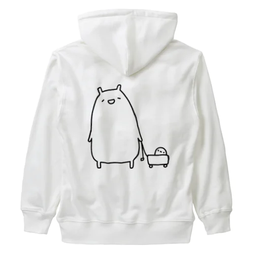 お散歩をするかわいいねこ Heavyweight Zip Hoodie