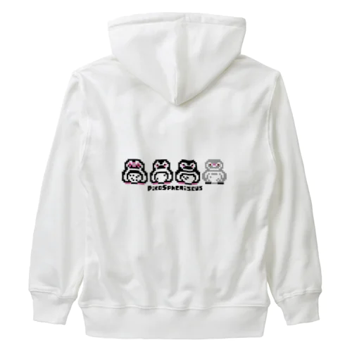 ピコスフェニスカス(よこ) Heavyweight Zip Hoodie