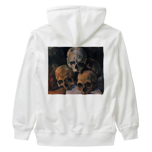 積み重ねた骸骨 / Pyramid of Skulls Heavyweight Zip Hoodie