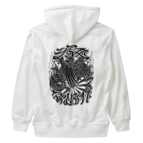 CROW  Heavyweight Zip Hoodie