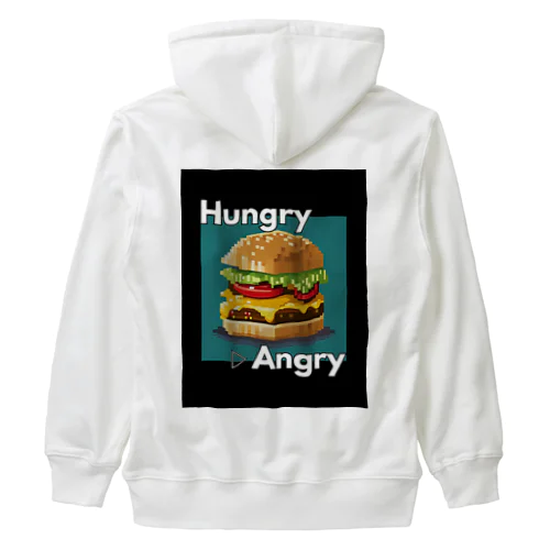 【ハンバーガー】hAngry  Heavyweight Zip Hoodie