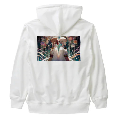 Melody of Starry Colors Heavyweight Zip Hoodie