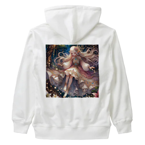 星の精霊の夜舞 Dance of the Star Spirit Heavyweight Zip Hoodie