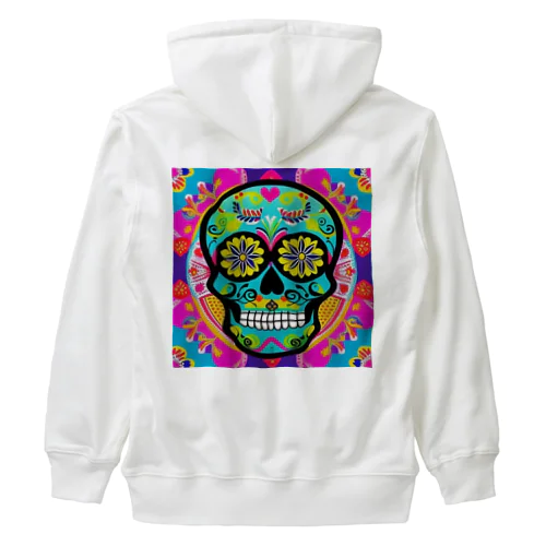 sugarskull ヘビーウェイトジップパーカー